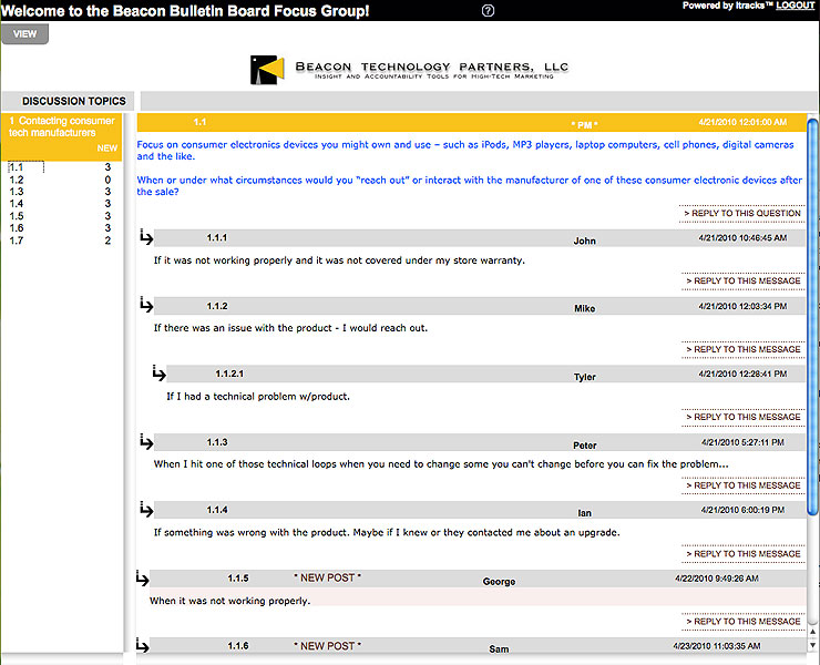 Online Bulletin Board Focus Groups and Forums Applied MR